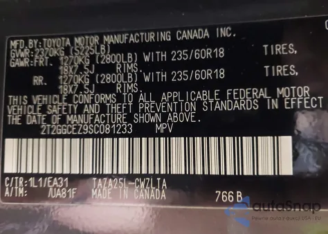 2025 Lexus Nx 350 Premium z USA, uszkodzony, nr VIN 2T2GGCEZ9SC081233